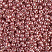 Miyuki seed beads 8/0 - Duracoat galvanized dark coral 8-4209